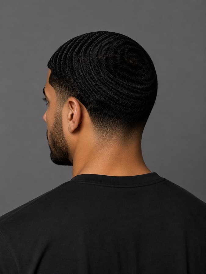 360 waves, back view