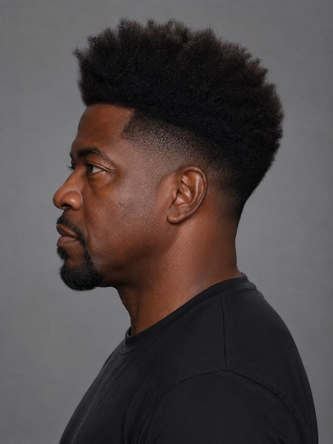 Blowout, side view