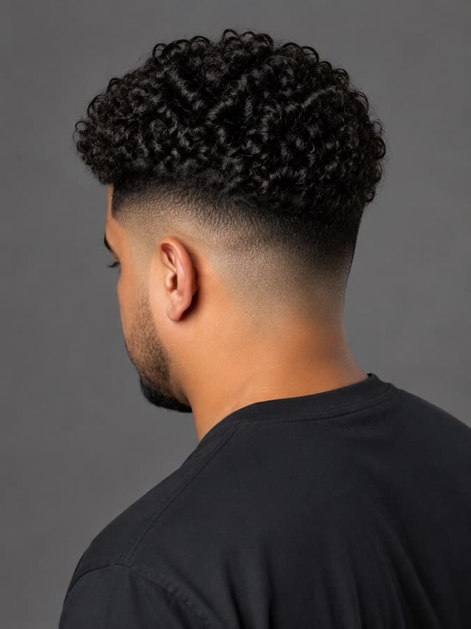 Broccoli cut, back view