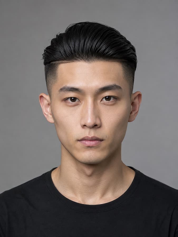 Disconnected undercut — Undercut with a razored line between the lengths.