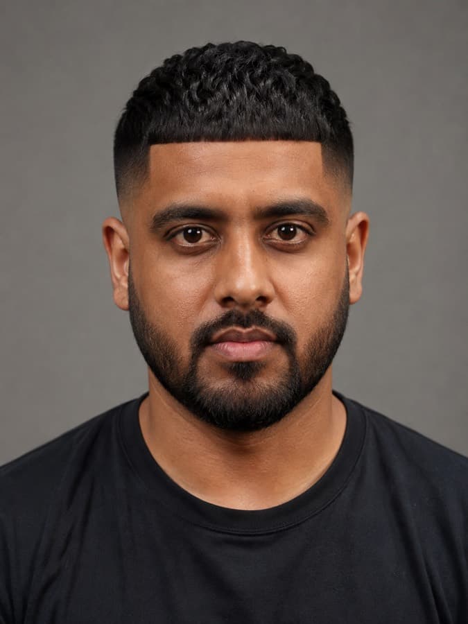 Edgar on wavy hair