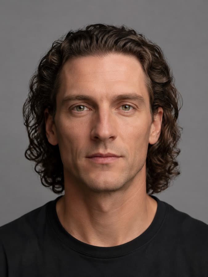 Flow on curly hair