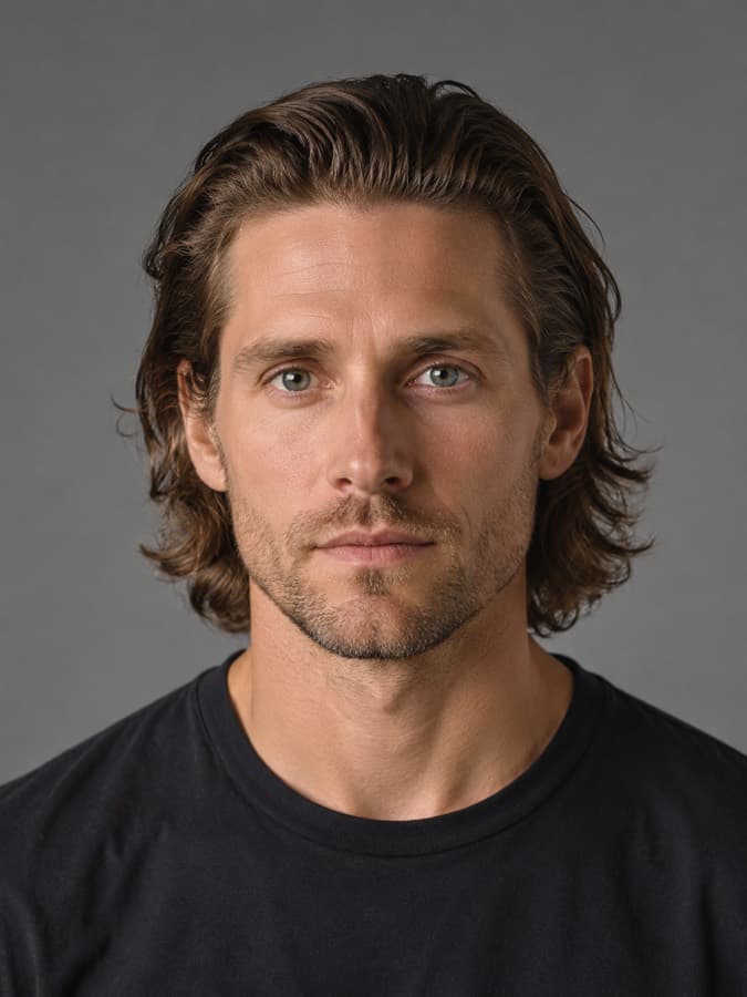 Flow on wavy hair