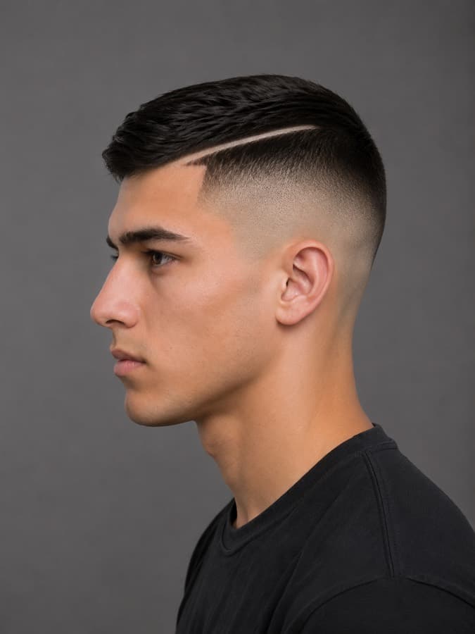 Hard part design, side view