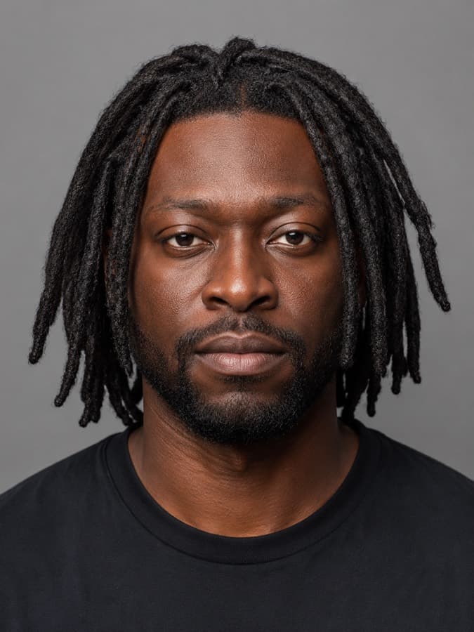 Locs — Hair matted into permanent ropes.