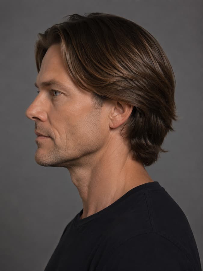 Medium layers, side view