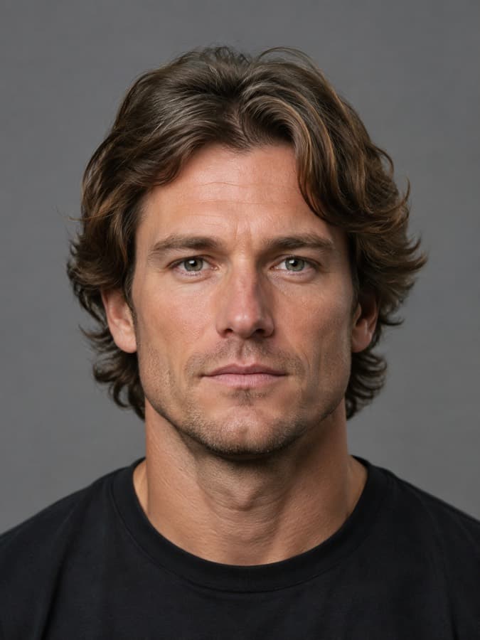 Medium layers on wavy hair