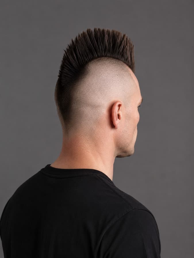 Mohawk, back view