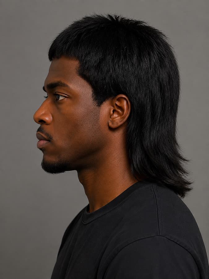 Mullet, side view