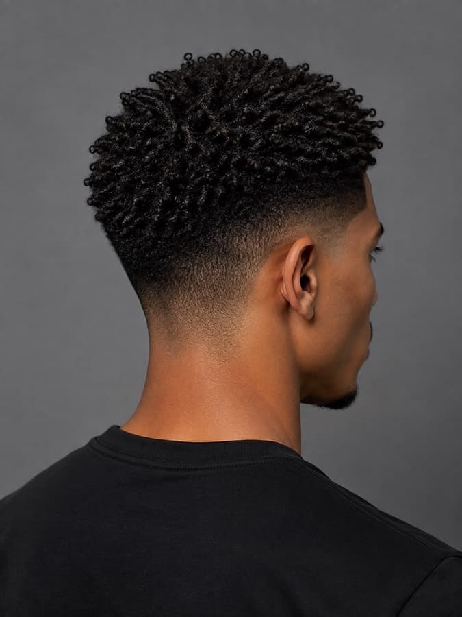 Sponge twists, back view