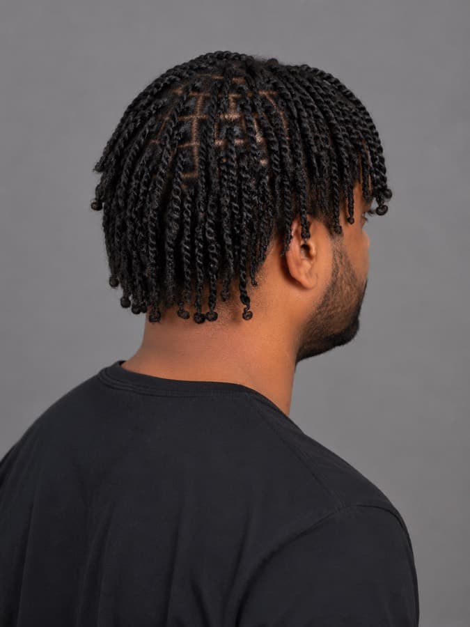 Twists, back view
