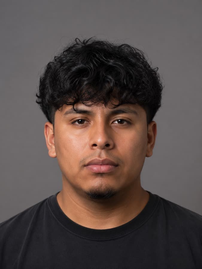 Two block on curly hair